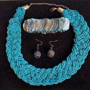 Blue bundle jewelry